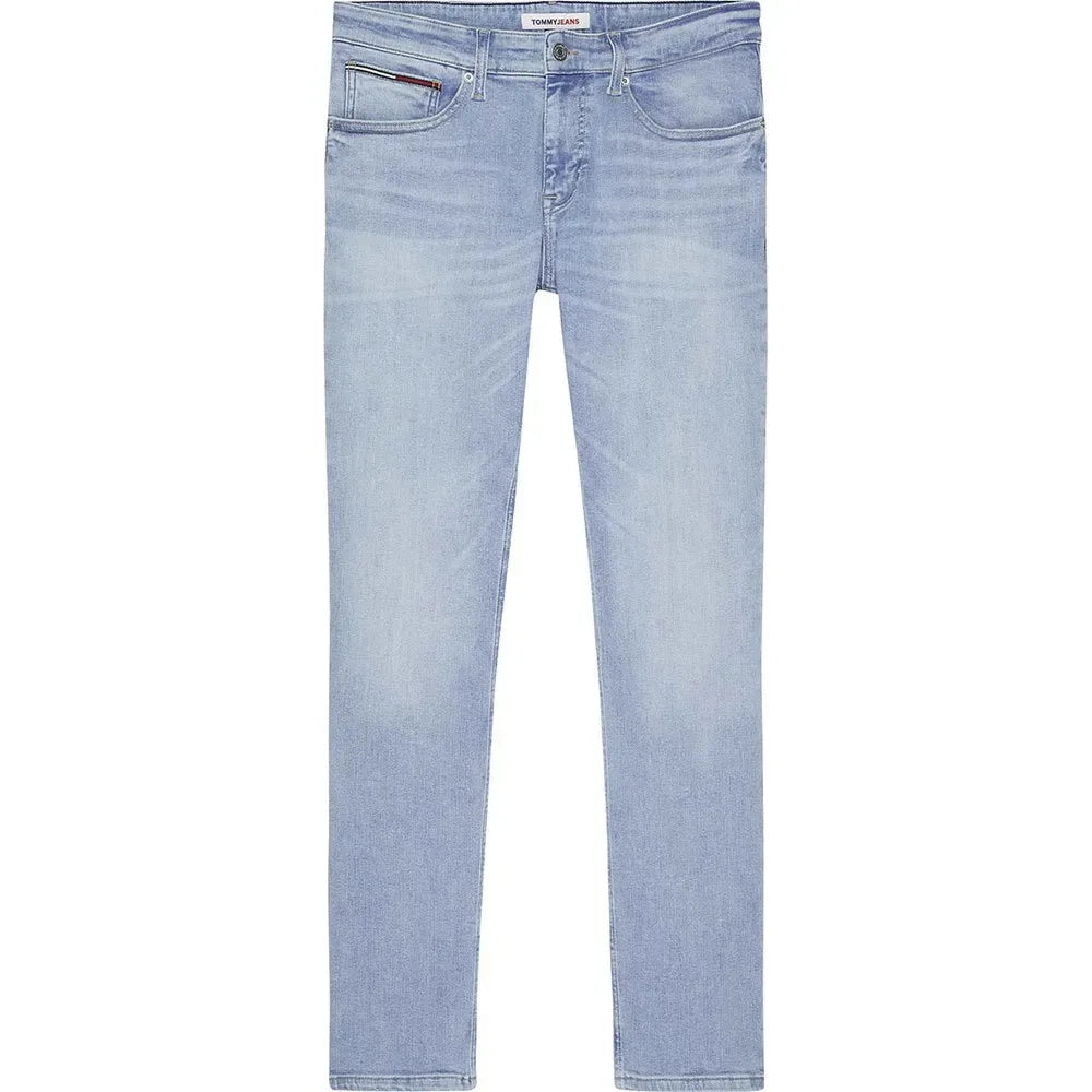 Tommy Jeans Scanton Slim Fit Power Stretch Cotton Blend Blue Denim Jeans - Gomix Brands Outlet