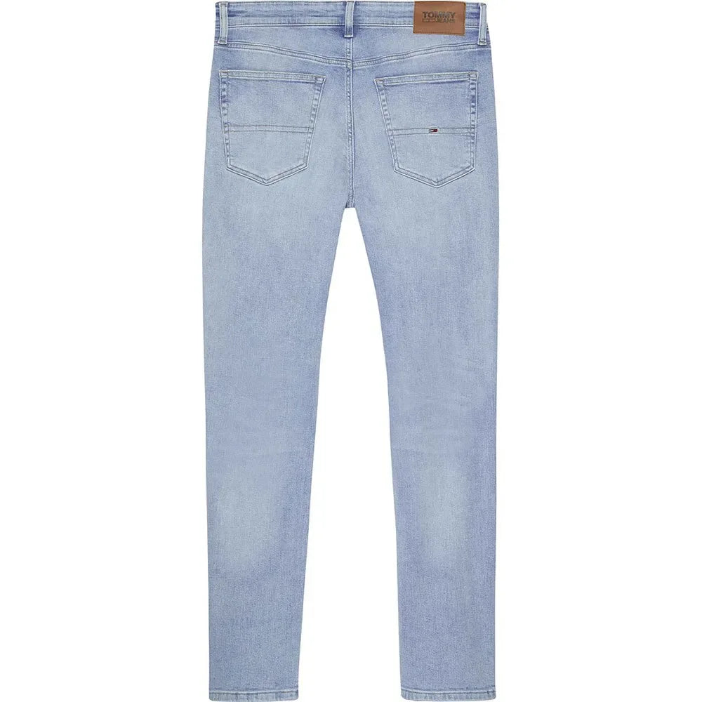 Tommy Jeans Scanton Slim Fit Power Stretch Cotton Blend Blue Denim Jeans - Gomix Brands Outlet