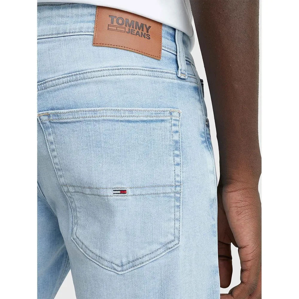 Tommy Jeans Scanton Slim Fit Power Stretch Cotton Blend Blue Denim Jeans - Gomix Brands Outlet