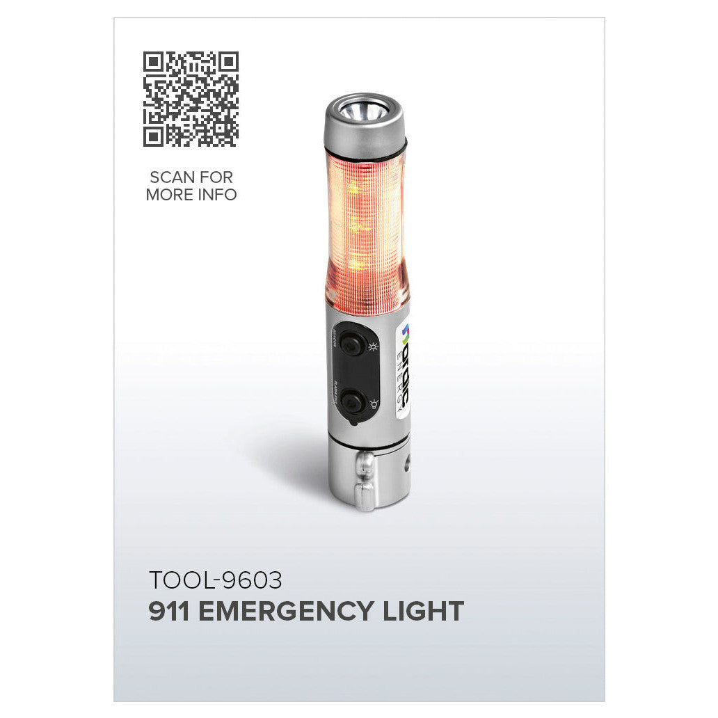 Altitude 911 Emergency Light with LED Beacon, Cutter & Hammer