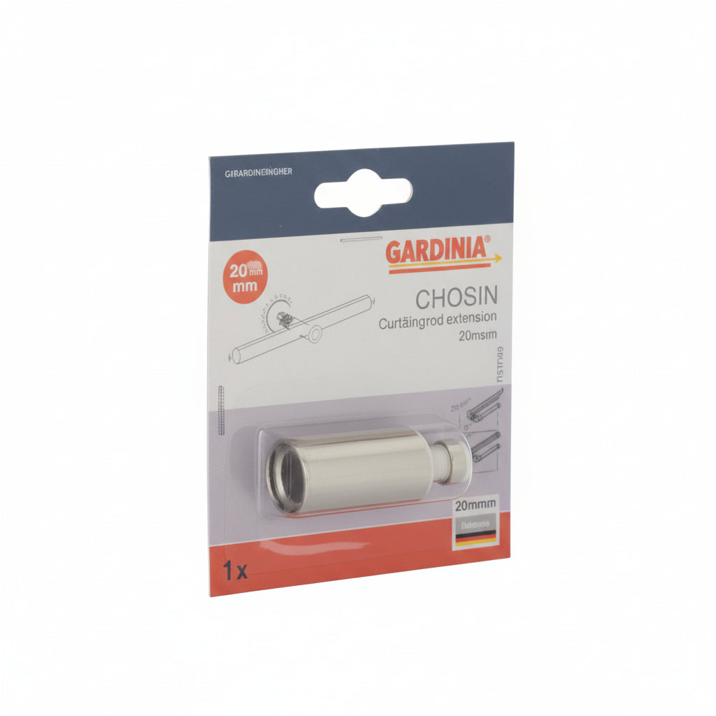 Gardinia Carrier Extension for Rod 4cm 20mm Stainless Steel