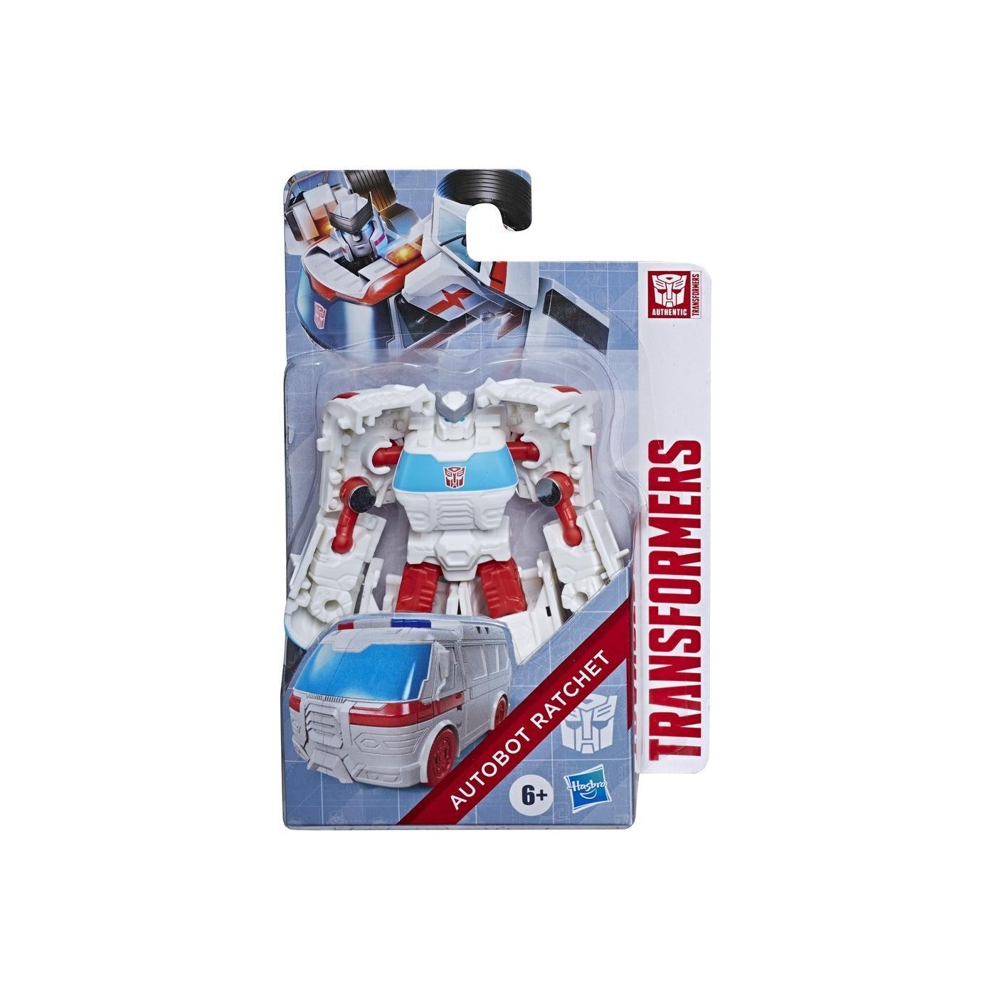 Hasbro Transformers Authentics Bravo Ratchet Converting Robot to Vehicle Action Figure