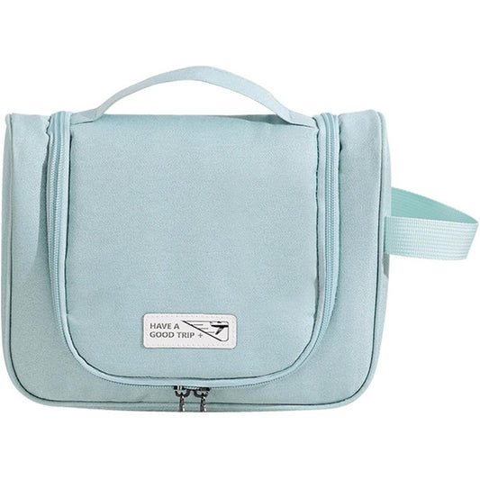 Unisex Large Travel Wash Kit Cosmetic Bag with Dry/Wet Compartments