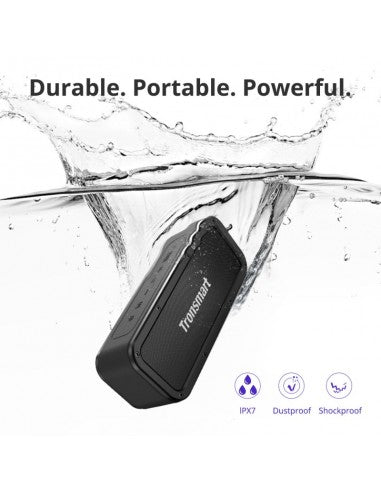 Tronsmart Element Force SoundPulse: Waterproof 40W Portable Bluetooth Speaker with Deep Bass