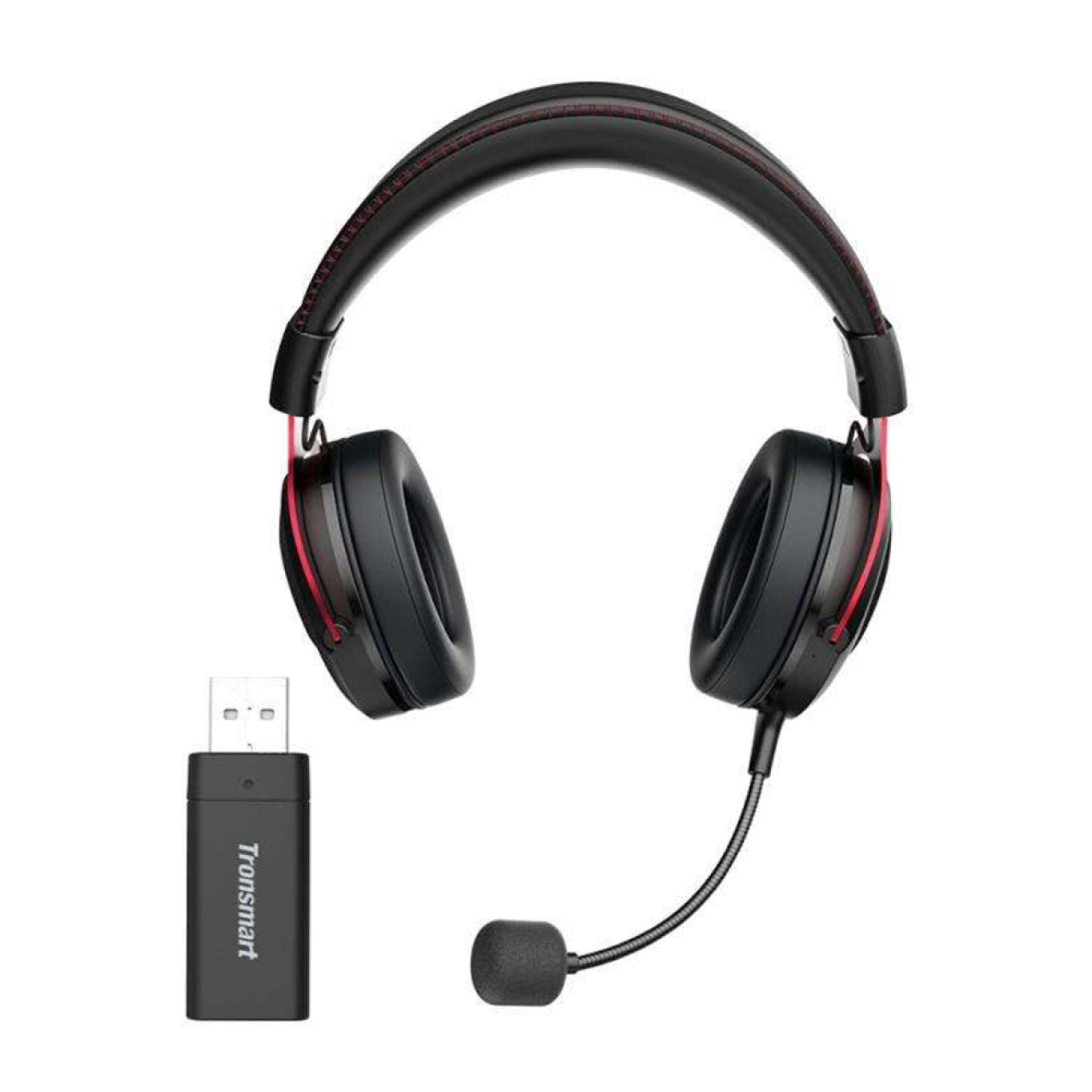 Tronsmart Shadow 2.4GHz RGB Wireless Gaming Headset with Detachable Mic