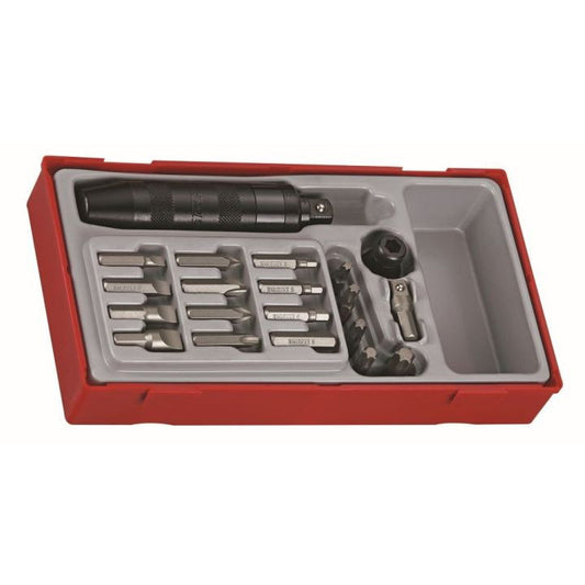 Teng TTID20 Industrial Impact Driver Set with 1/2-inch Drive and 17 Bits