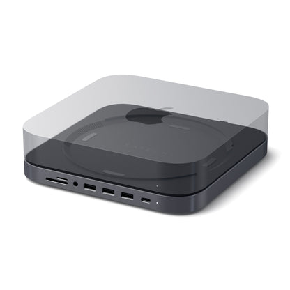 Satechi Type-C Aluminum Stand & Hub for Mac Mini with 6-in-1 USB Expansion