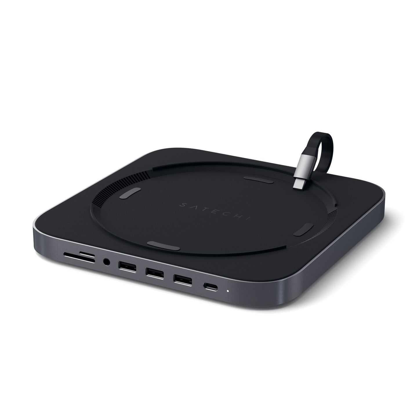 Satechi Type-C Aluminum Stand & Hub for Mac Mini with 6-in-1 USB Expansion