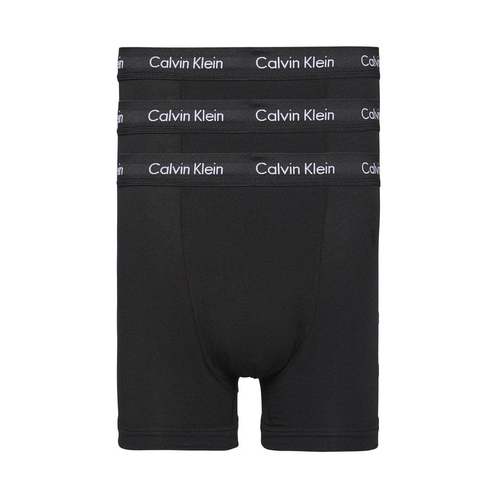 Calvin Klein 3-Pack Men's Cotton Stretch Trunk Underwear for Daily Comfort