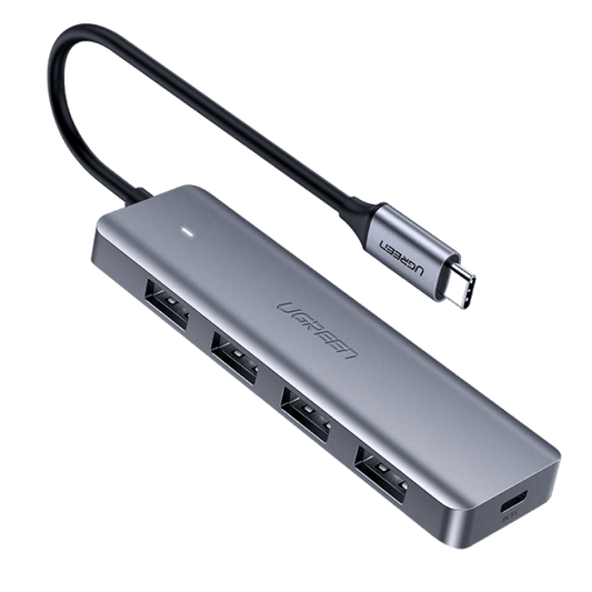 UGREEN Ultra Slim 4‑Port USB‑C Hub with 5Gbps Data Transfer