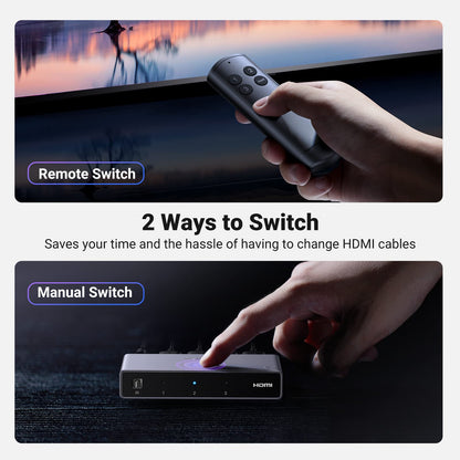 UGREEN 3-in-1 Out 4K@120Hz HDMI 2.1 Switch
