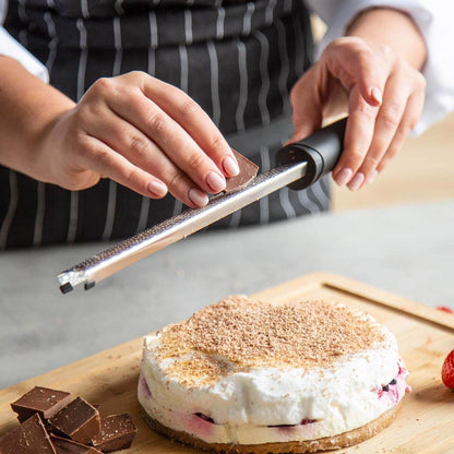 MasterChef Fine Zester/Grater Black Stainless Steel Kitchen Tool