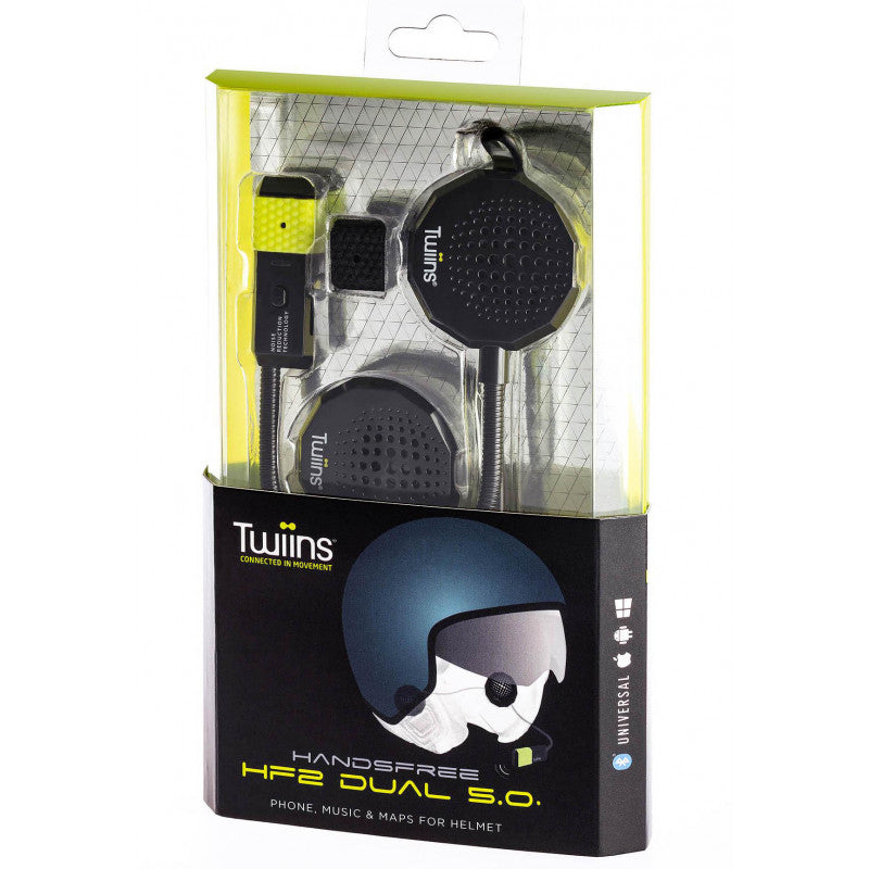 Tucano Urbano Twins HF2 Dual Bluetooth 5.0 Universal Pilot Helmet Intercom