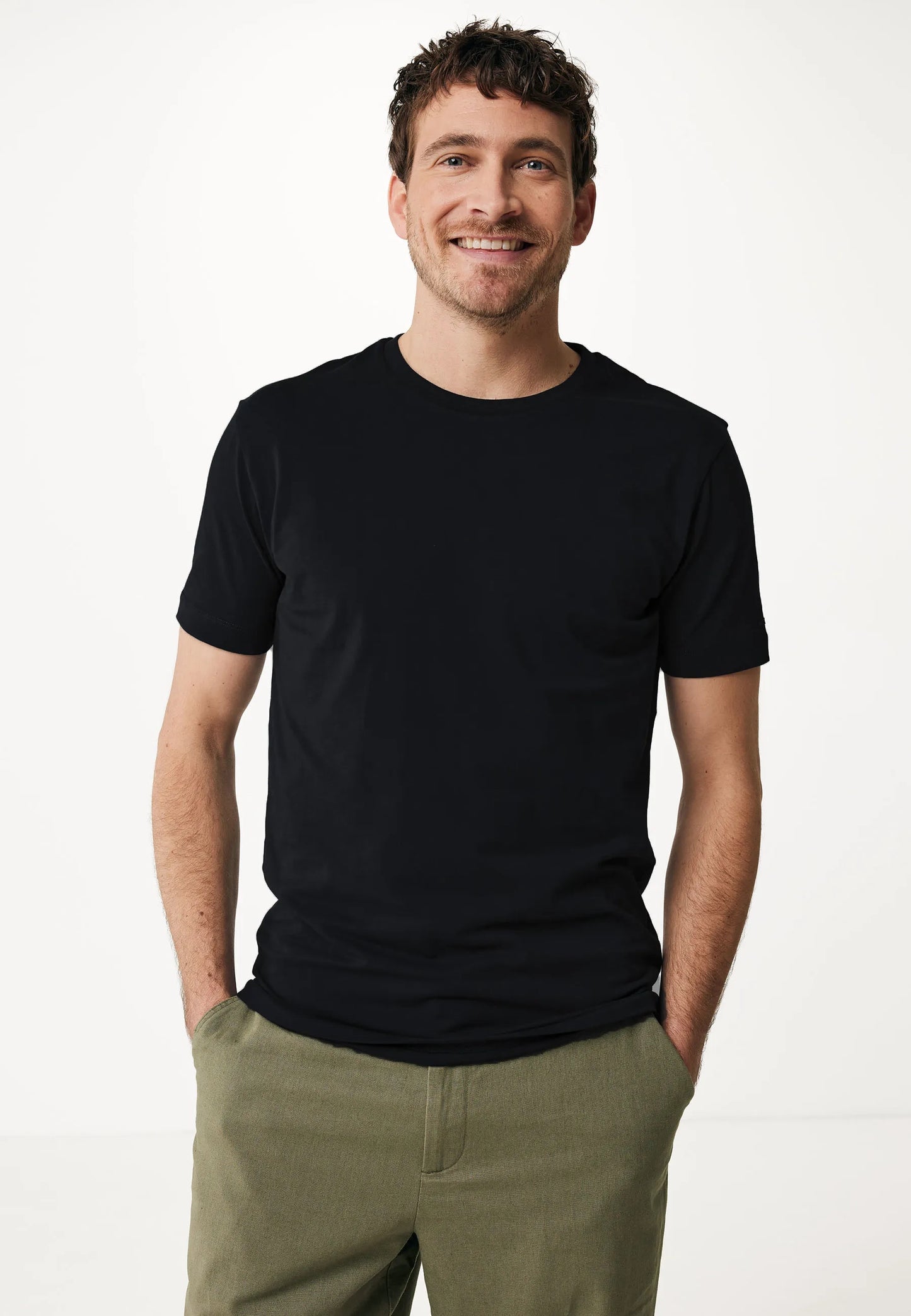Mexx Oliver Basic Men's Slim Fit T-Shirt Cotton Black