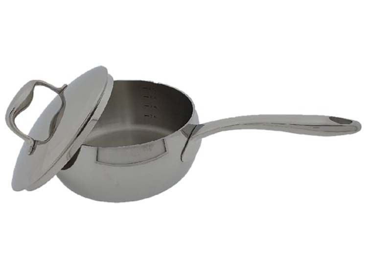 Migros Cucina & Tavola 18cm Stainless Steel Saucepan with Lid