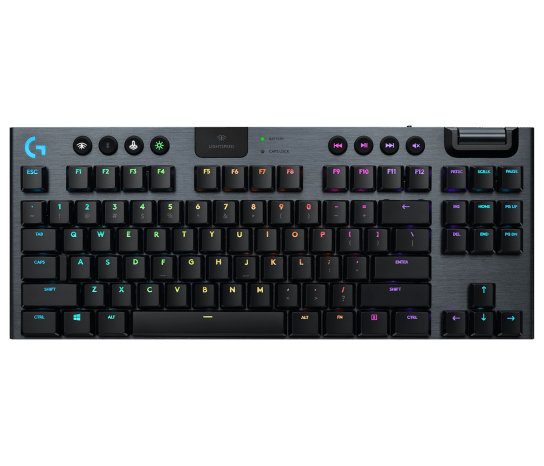 Logitech G G915 TKL 920-009495 Wireless Mechanical Gaming Keyboard Carbon