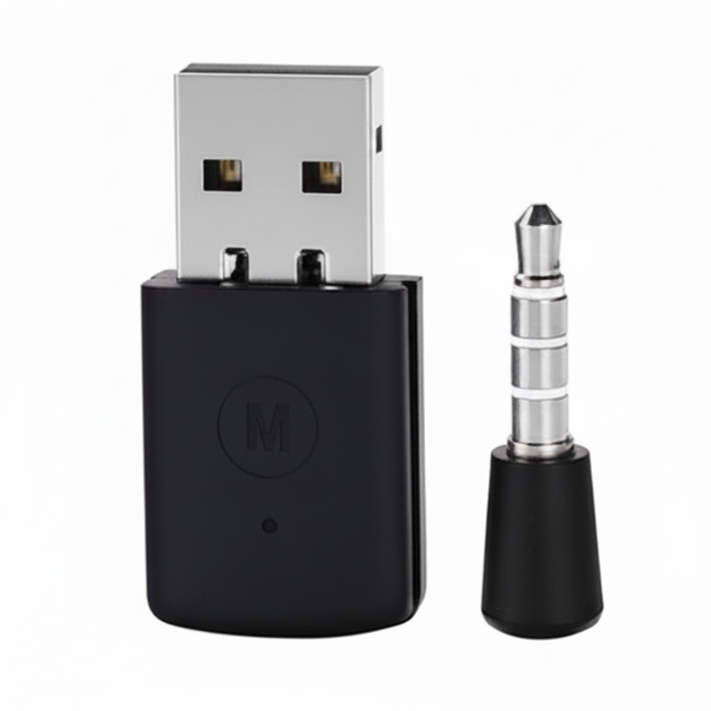 Bluetooth Adapter USB 4.0 Adapter Transmitter for PS5/PS4 Wireless Audio Dongle