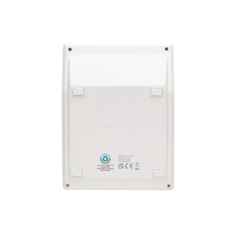 Sustainable 8-Digit Solar Calculator Recycled Plastic Bamboo Eco-Friendly Office Essential