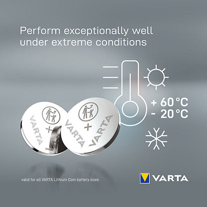 Varta CR2025 Coin Cell Batteries Pack of 2