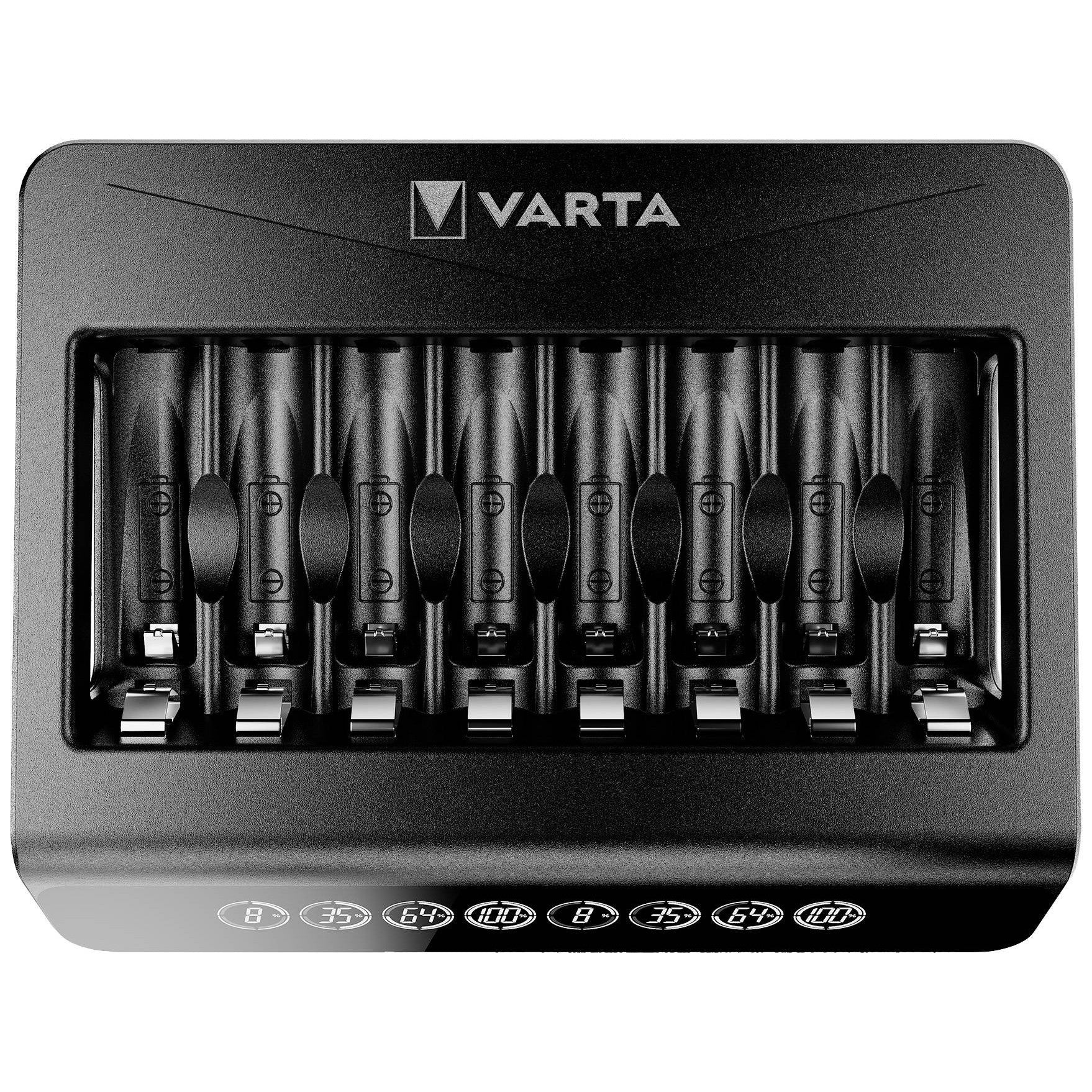 Varta LCD Multi Charger+ 8-Slot NiMH AAA AA Battery Charger