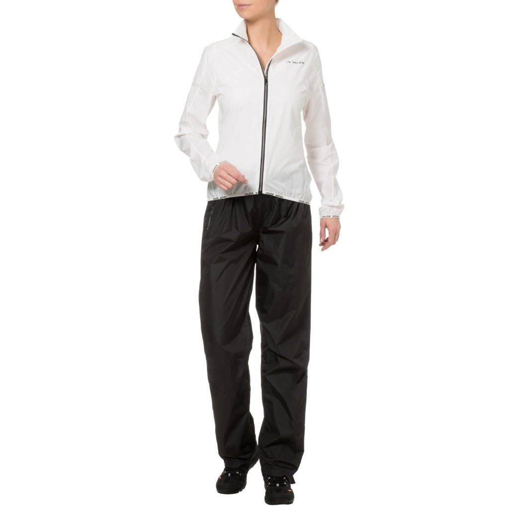 Vaude Women's Fluid Regular Waterproof Cycling Rain Pants - Black