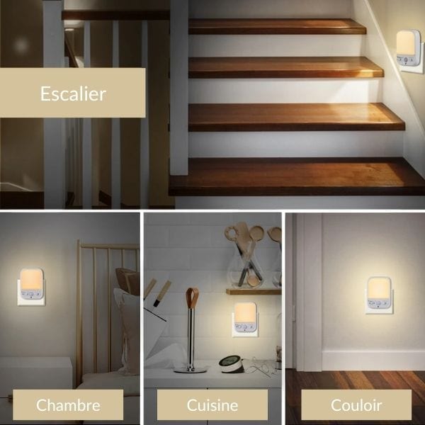 Veilleuse de Nuit DodoLum Motion Sensor Plug-in Night Light Warm White