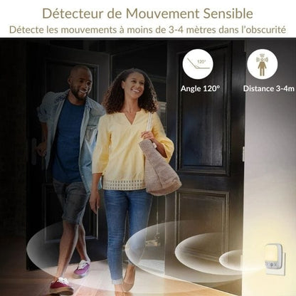 Veilleuse de Nuit DodoLum Motion Sensor Plug-in Night Light Warm White