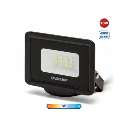 VELAMP PADLIGHT5 10W LED SMD Outdoor Floodlight, IP65, 4000K Natural White