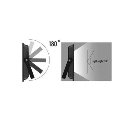 VELAMP PADLIGHT5 10W LED SMD Outdoor Floodlight, IP65, 4000K Natural White