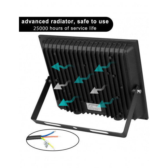 VELAMP PADLIGHT5 10W LED SMD Outdoor Floodlight, IP65, 4000K Natural White