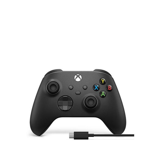 Xbox Wireless Controller Carbon Black for Series X|S, Xbox One, PC with USB-C Cable