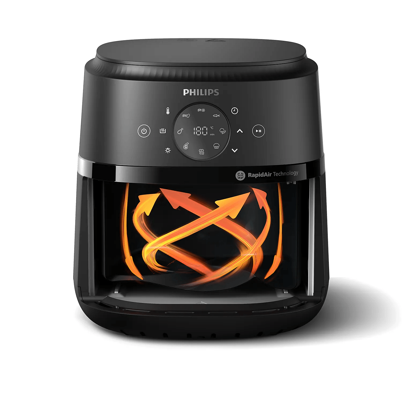 Philips 2000 Series Airfryer 4.2L RapidAir Black Digital