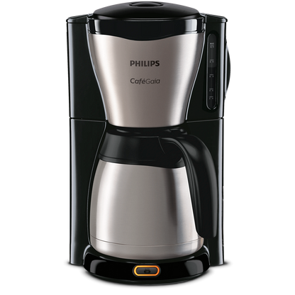 Philips Café Gaia Drip Filter Coffee Machine Thermal Jug Black Silver 1.2L