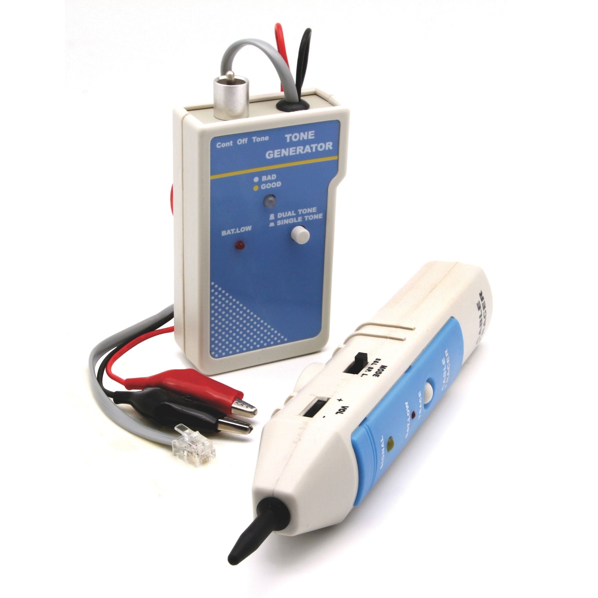 Professional Network Cable Tracker & Tone Generator for LAN, RJ45, RJ11, RJ12 Wires
