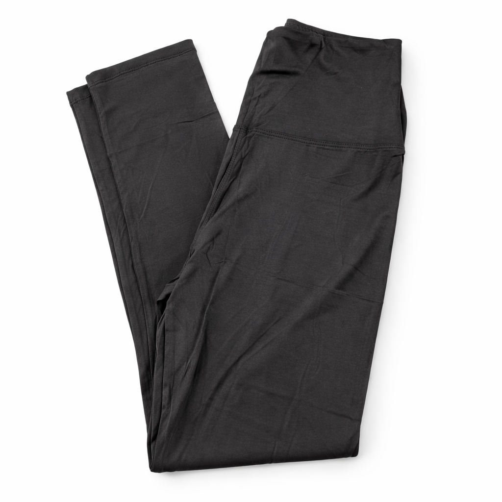 knitted clothing Solid Butter Stretch Soft Women’s Leggings