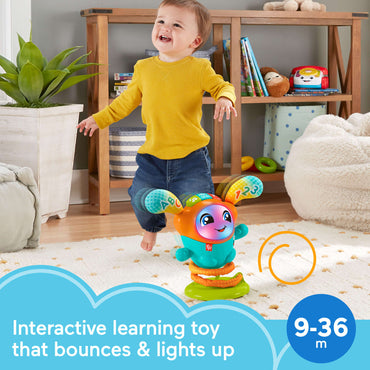 Fisher-Price DJ Bouncin' Beats Baby Learning Toy with Lights and Music