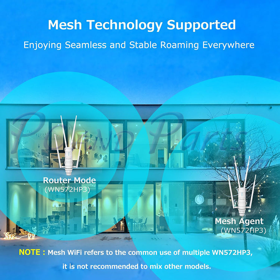 Wavlink WL‑WN572HP3 12‑Meter AC1200 Dual‑Band POE Outdoor Antenna