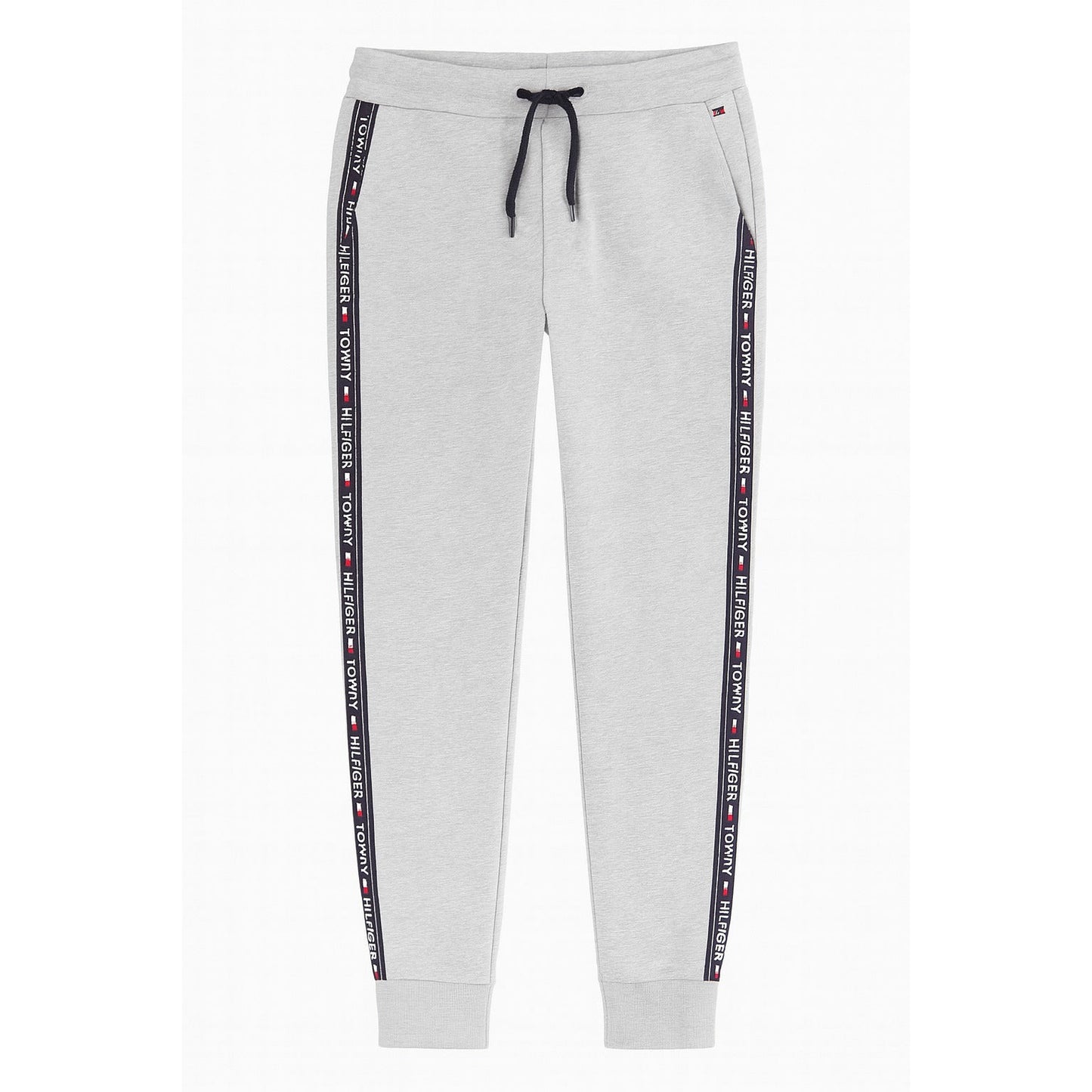 Tommy Hilfiger Men's Soft Cotton Knit Logo Tape Comfort Jogger Pants