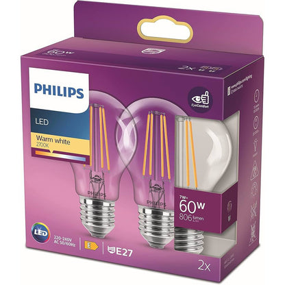 Philips LED Premium Lustre E27 Warm White Bulb