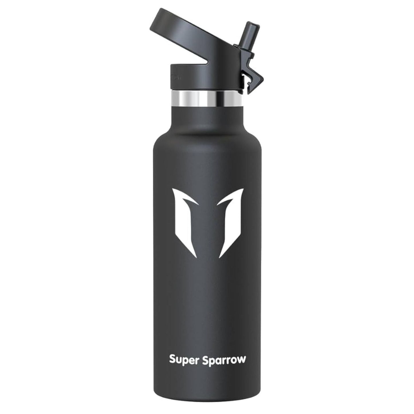 Super Sparrow Insulated Stainless Steel Water Bottle 750ml Black