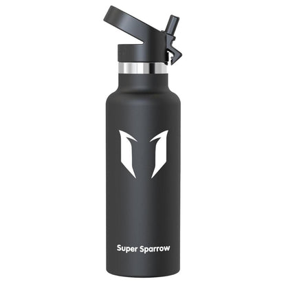 Super Sparrow Insulated Stainless Steel Water Bottle 750ml Black