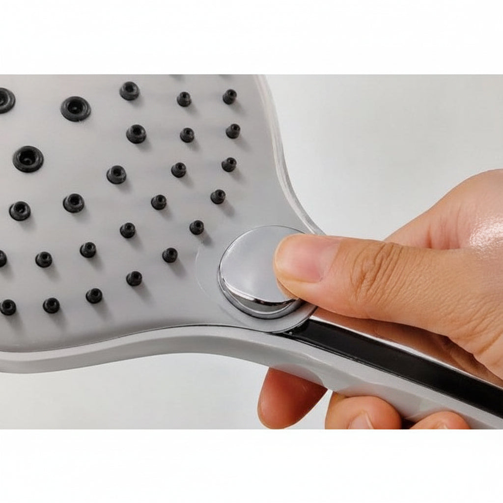 Livarno Home Large  Shower head Set with shelf