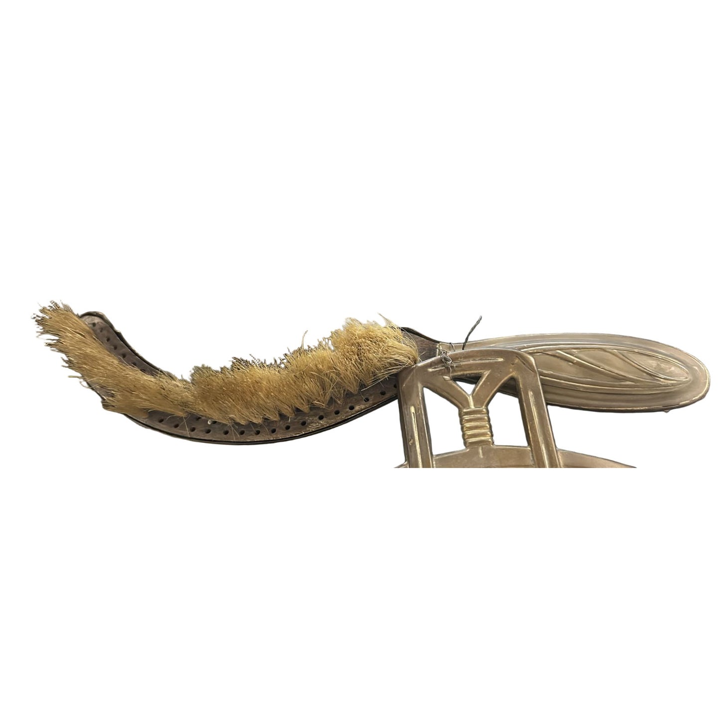 Antique Brass Dustpan and Brush Set – Handcrafted Vintage Cleaning Tool