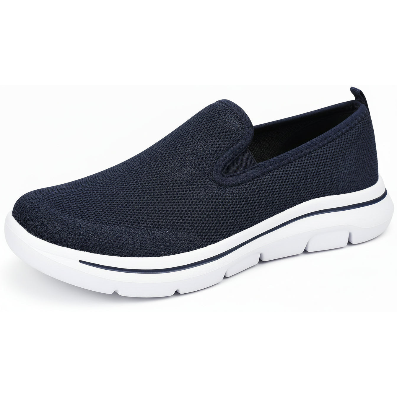 Breathable Black Slip-On Mules – Comfortable Walking Shoes