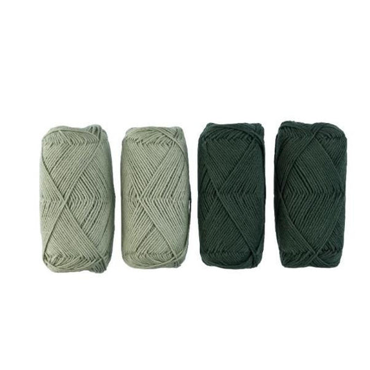 Crelando Cotton Thread Set 4x50g Premium Craft Supplies