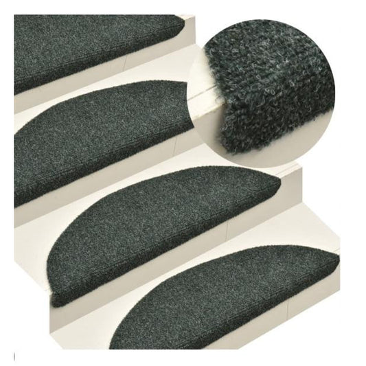Stair mat, Black-grey,  non-slip stair protection mat