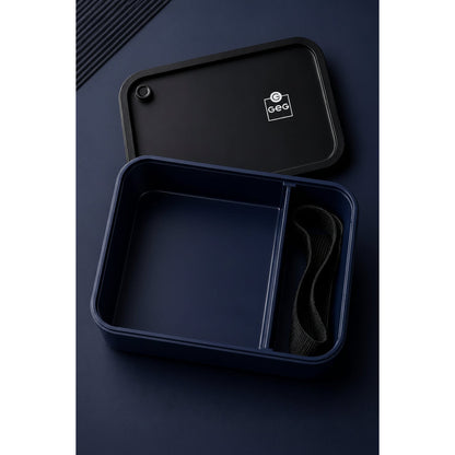 Black Navy Blue Lunch Box