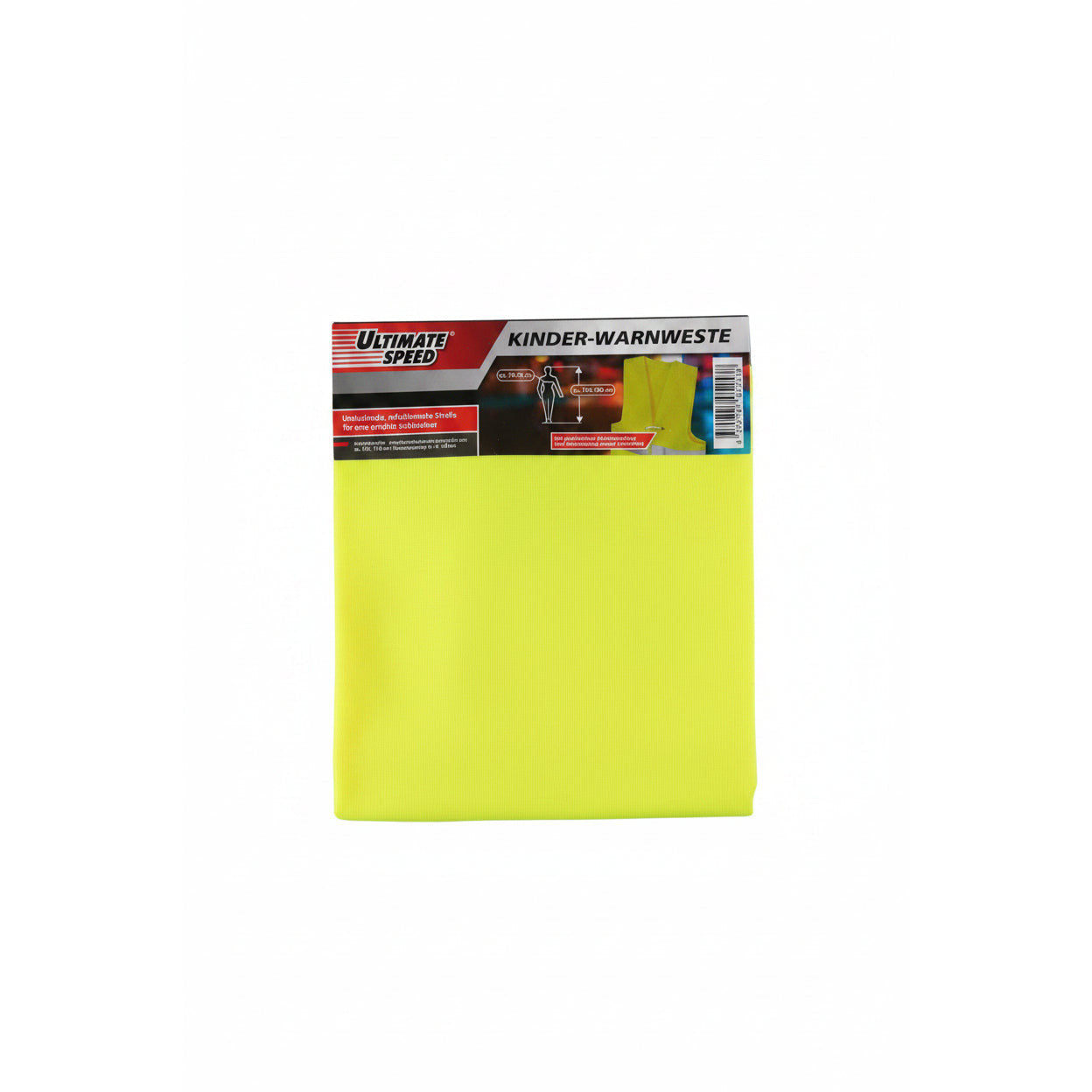 ULTIMATE SPEED Kids High Visibility Safety Vest – Neon Yellow Reflective Vest