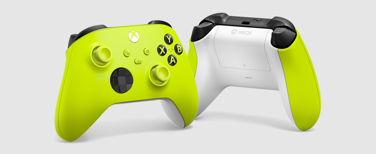 Xbox Series X|S Wireless Controller Electric Volt Green Gaming Precision Grip