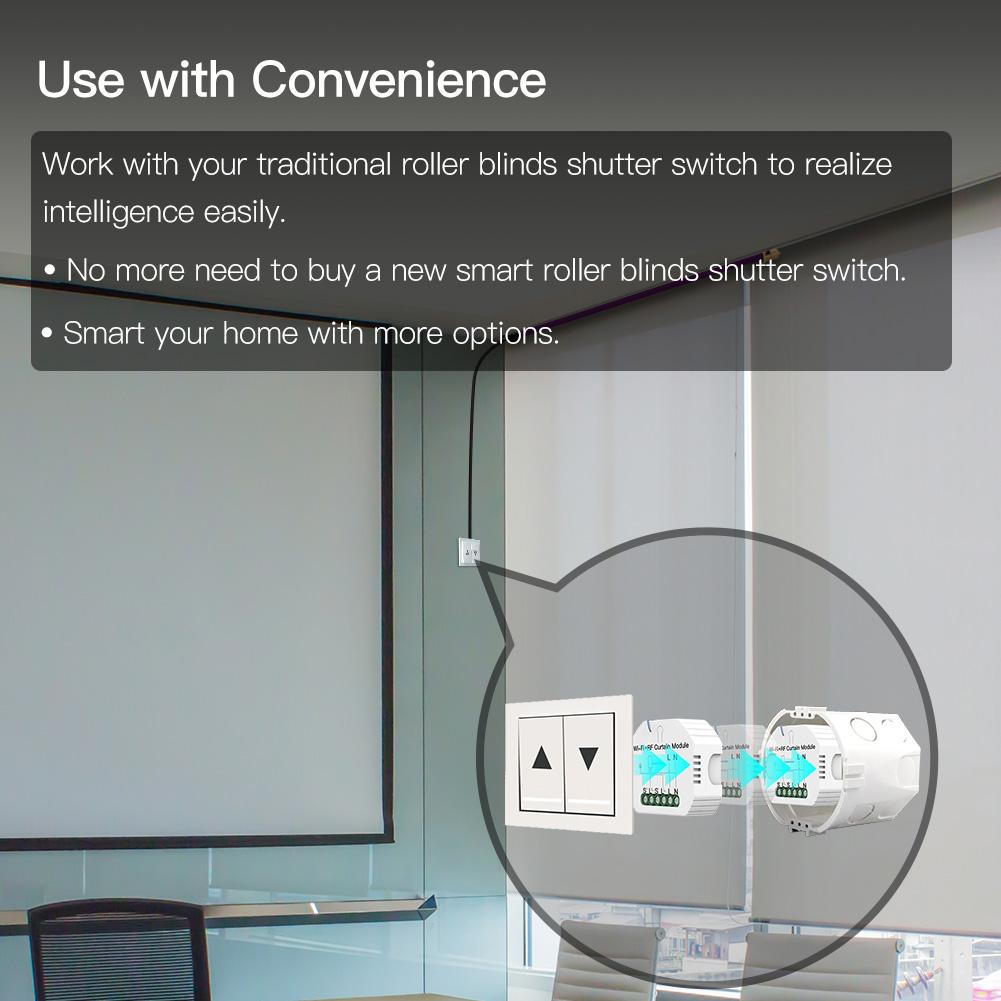 WiFi Smart Curtain Switch Module for Motorized Roller Blinds
